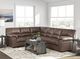 Signature Design by Ashley® Whitlock 3-Piece Umber Sectional Sofa-2