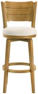 Armen Living Winsley Amber Stone/White Barstool-2