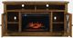 Jofran Inc. Telluride Gold Fireplace with Logset-3