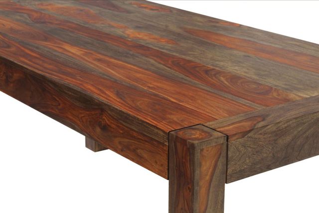 Coaster® Keats Warm Chestnut Rectangular Dining Table-3