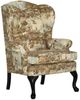 Best® Home Furnishings Customizable Sylvia Dark Walnut Wing Back Chair-0