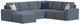 Flexsteel® Customizable Dawson 6-Piece Left-Arm Facing Sectional and Chaise-0