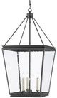 Currey & Company Ellerman Old Iron Lantern Chandelier-0