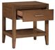 Homelegance® Evans Wire Brushed Light Brown Nightstand-3