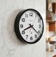 Howard Miller® Accuwave II Black Wall Clock-1