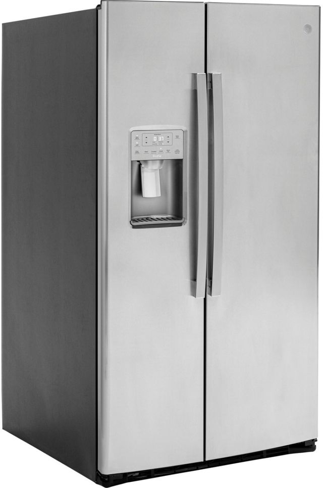 GE Profile™ 36 in. 25.3 Cu. Ft. Stainless Steel Side-by-Side Refrigerator-3