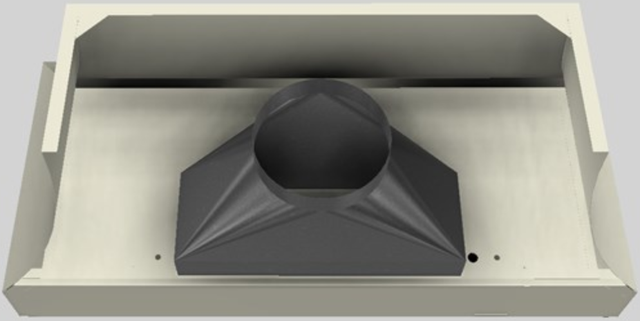 Vent-A-Hood® Designer Series 54" Biscuit Wall Mounted Range Hood-2