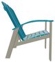 Telescope Casual Newport Aqua/Storm Polymer Outdoor MGP Adirondack Chair-2