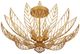 Currey & Company Gold Leaflace Semi-Flush Mount-1