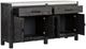 Magnussen Home® Plum Creek Ravenwood Black Sideboard with Marble Top-3
