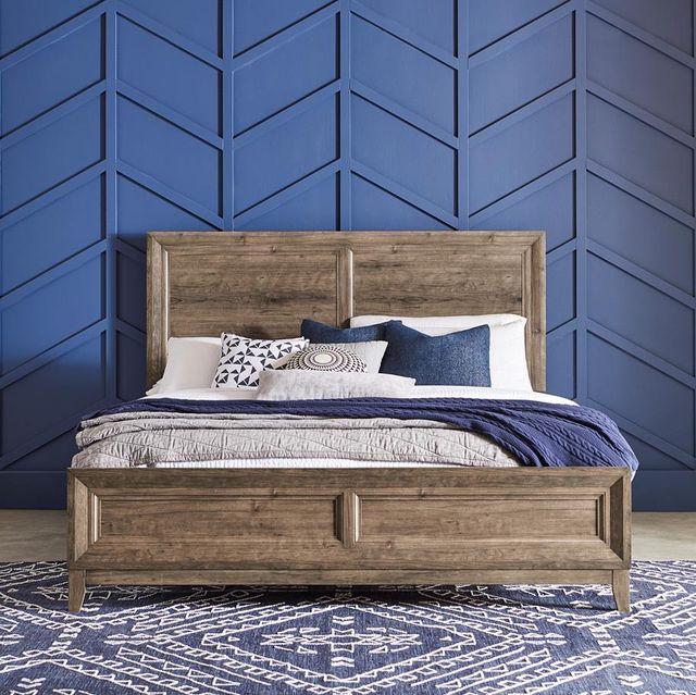 Liberty Furniture Ridgecrest Cobblestone Twin Youth Panel Bed-1