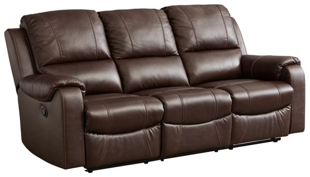 Signature Design by Ashley® Grixdale Brown Reclining Sofa-0