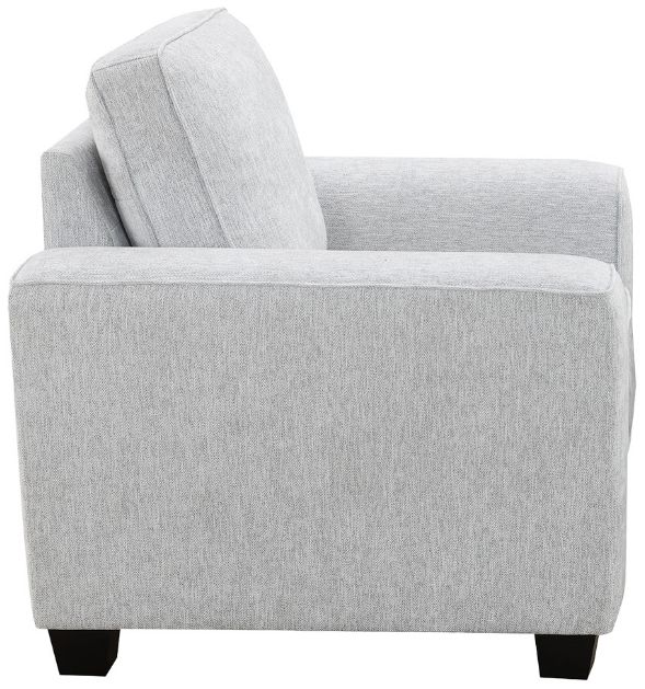 Intercon Ashbury TUP Soft Gray Chenille Ashbury Chair-2