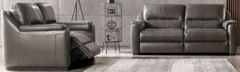 Furniture of America® Altamura 2-Piece Gray Power Reclining Set