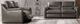 Furniture of America® Altamura 2-Piece Gray Power Reclining Set-0