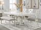 Signature Design by Ashley® Robbinsdale 6-Piece Antique White Dining Table Set-4