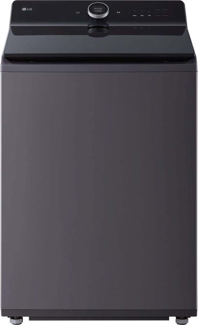 LG Matte Black Top Load Washer & Gas Dryer Laundry Pair-1
