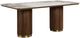 ACME Furniture Willene White Dining Table with Walnut Base-0