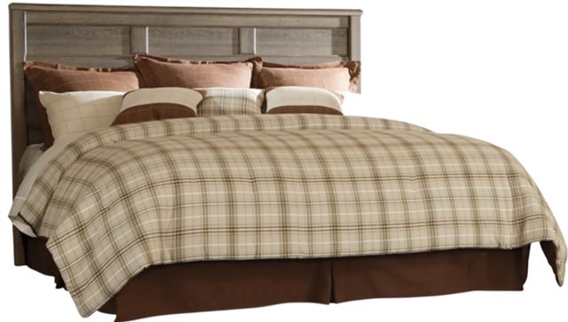 Signature Design by Ashley® Juararo Dark Brown California King/King Panel Headboard-2