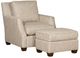 King Hickory Customizable Scottsdale Fabric Ottoman-1
