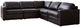 Signature Design by Ashley® ModMax II 5-Piece Black Curved Sectional-0