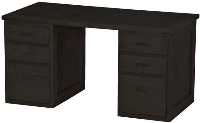 Crate Designs™ Furniture Espresso Desk-0
