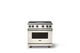 Viking® 7 Series 36" Pure White Pro Style Liquid Propane Gas Range with Griddle-3