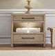 Liberty Furniture Proximity Place Barley Buff Bedside Chest-1