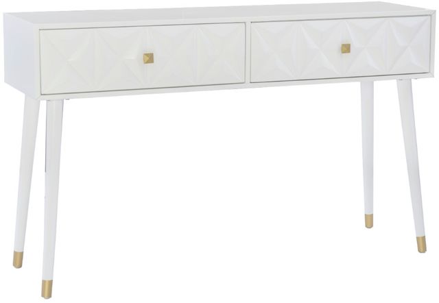 Linon Geo White Console Table-0