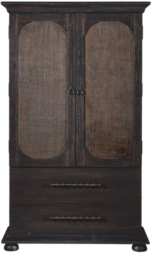 Hooker® Furniture Big Sky Charred Timber Small Wardrobe-2