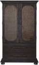 Hooker® Furniture Big Sky Charred Timber Small Wardrobe-2