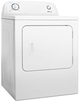Amana® 6.5 Cu. Ft. White Front Load Gas Dryer-1