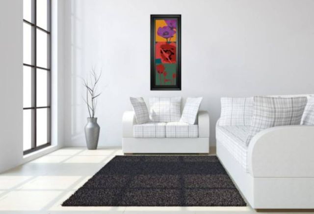 Classy Art Style 1 Pop Poppies by Li-Legger, D Wall Art-3