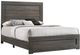 American Wholesale Furniture Salt Creek Gray Queen Panel Bed-0