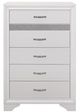 Mazin Furniture Luster White Chest-0