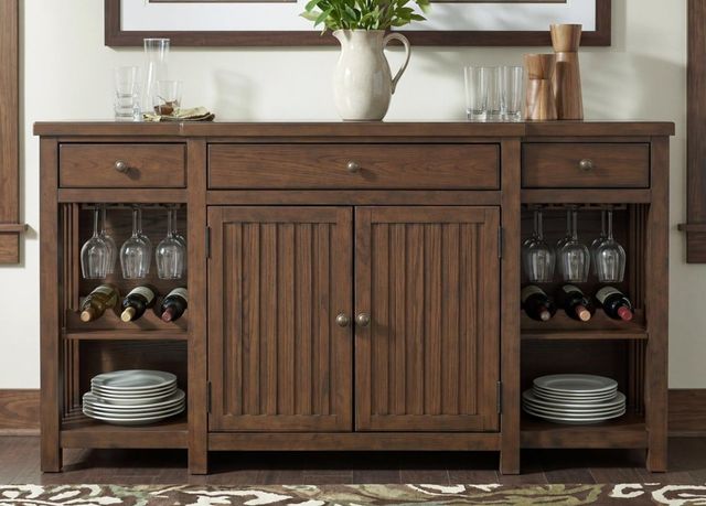Legacy Classic Langley Fawn Credenza-1