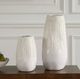 Uttermost® Echo Ridge 2-Piece White Vase Set-1