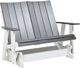 Nature's Best Furniture Customizable Contemporary 4' Polyethylene Outdoor Glider Bench-0