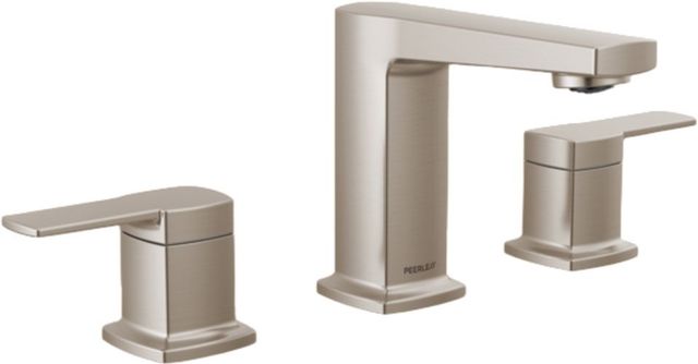 Peerless Ezra® Brushed Nickel 2-Handle Widespread Nickel Lavatory Faucet-0