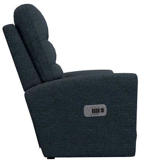 La-Z-Boy® Liam Navy Power Wall Recliner with Headrest and Lumbar-2