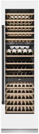ZLINE Autograph Edition 24 in. 12.4 Cu. Ft. Triple Zone 100 Bottle Column Wine Cooler in White Matte and Matte Black Accents-2
