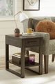 Hammary® Portman Natural Rich Brown Charging Chairside Table-1