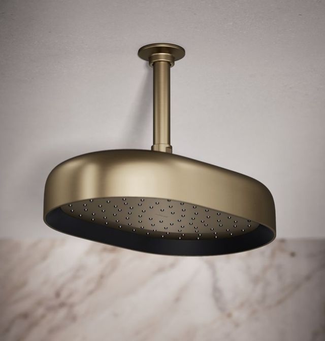 KOHLER® Statement® Vibrant Brushed Bronze 2.5 GPM 12" Single-Function Rainhead-1