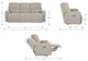 La-Z-Boy® Cade Oyster Leather Power Reclining Sofa with Headrest-2