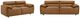 Coaster® Buxton 2-Piece Orange Living Room Seating Set -0