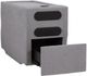 Signature Design by Ashley® Modmax 3-Piece Granite Small Spaced Sectional with Audio Console-3