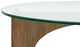 Magnussen Home® Lainey Glass Top Cocktail Table with Almond Base-5