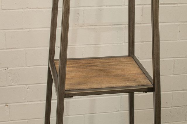 HH2 Home Crofton Black Coat Rack with Three Shelves-1
