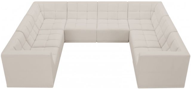 Meridian Furniture Relax 8-Piece Cream Modular Sectional-3