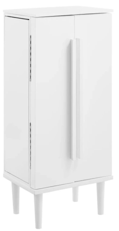 Powell® Jenn White Jewelry Armoire-0